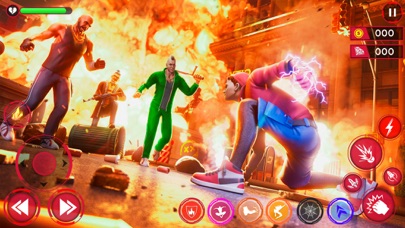Flying Spider Fight Hero Games Screenshot