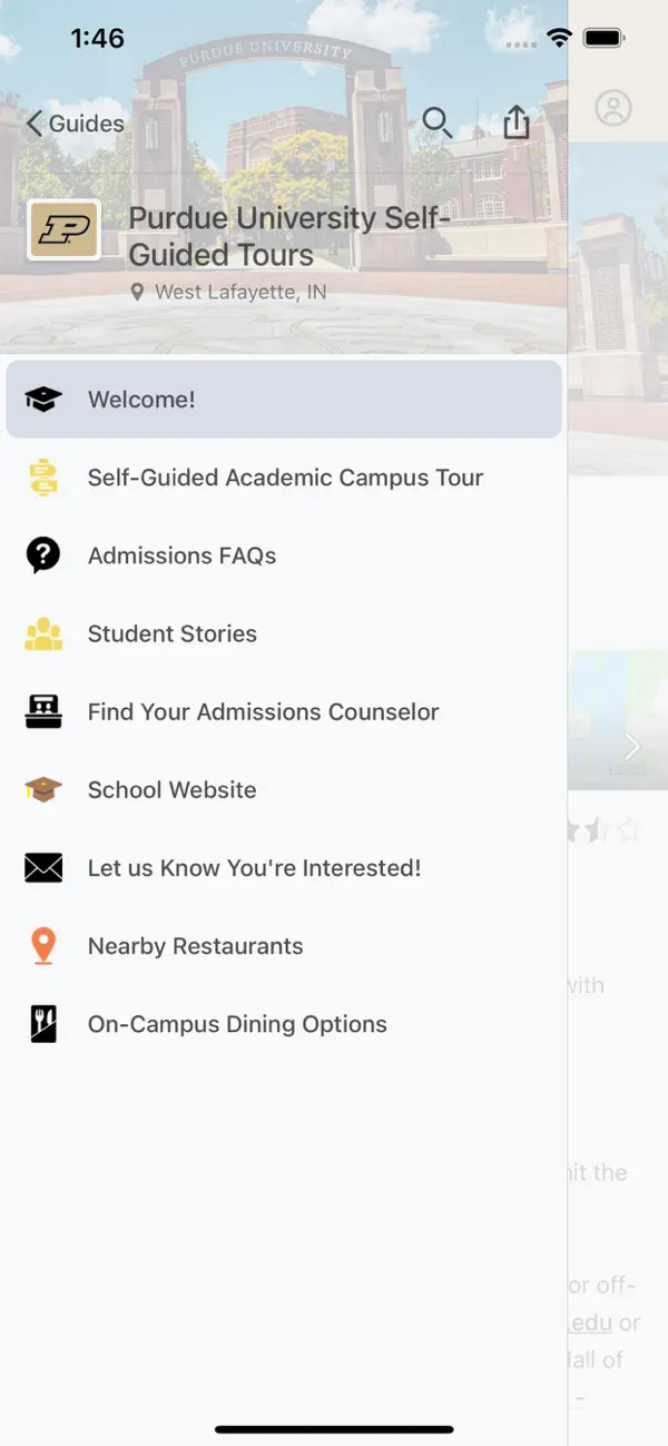 Screenshot #2 pour PurdueGuide
