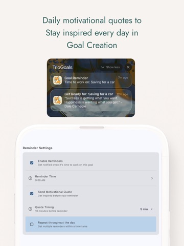 TrioGoals - Accountable Goals Screenshot 6