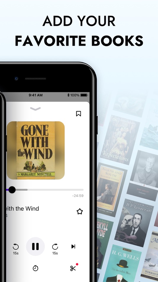 #2. Audio Books Library Ereader (iOS) 来自: Helperix, LLC
