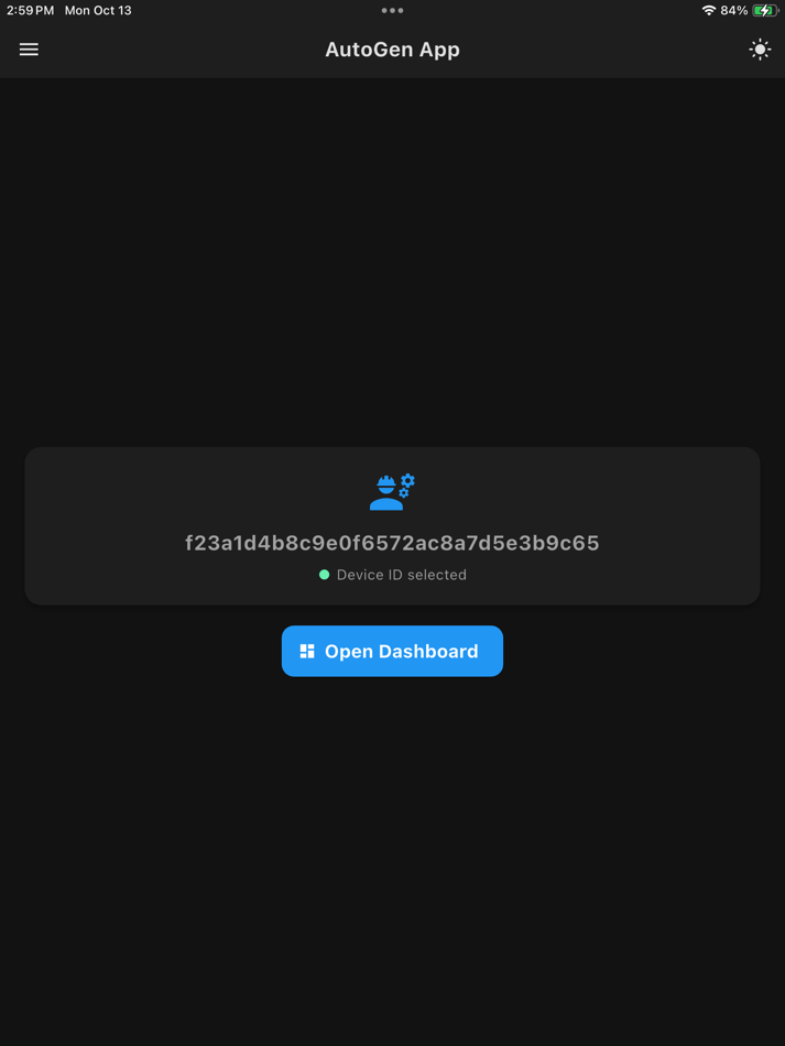 #7. AutoGen Pro (iOS) By: DC Generators Power Co Ltd