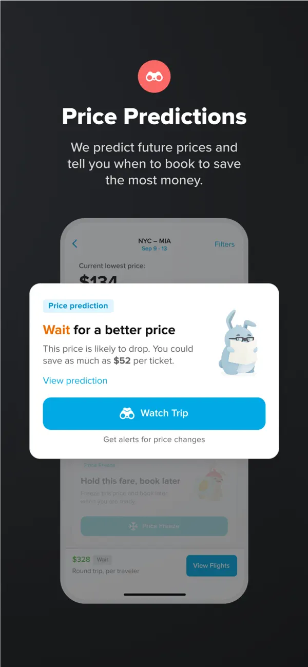 Hopper: Flights, Hotels & Cars screenshot 3