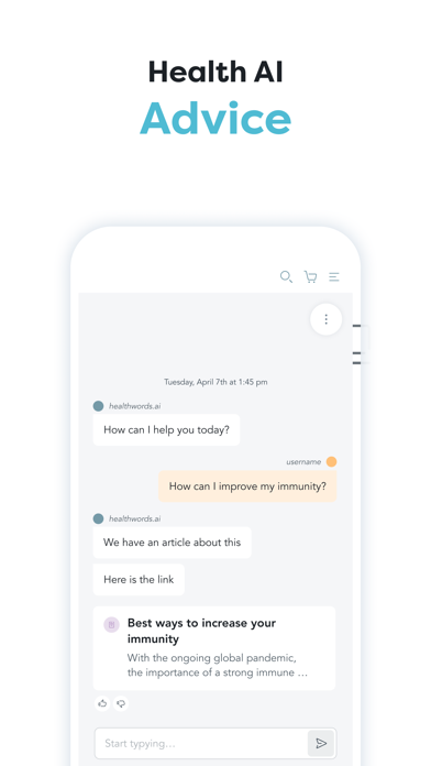 Screenshot #3 pour healthwords.ai