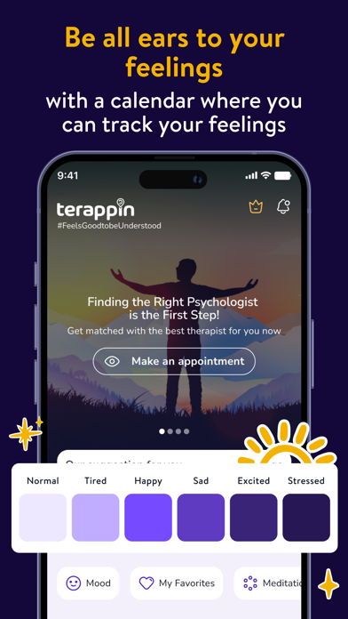 Terappin Mental Health Support Screenshot