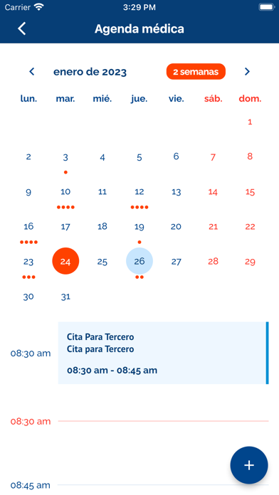 Hospital Clínica Bíblica Screenshot