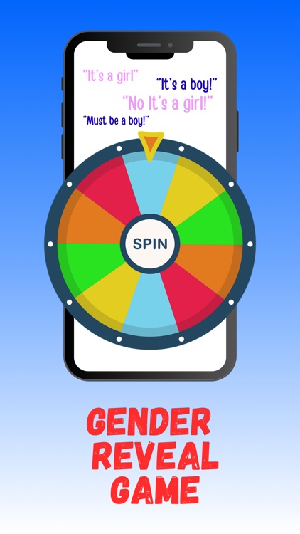 Gender Reveal - Spin the wheel