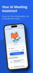 Meeting.ai: Self-writing Notes screenshot #1 for iPhone