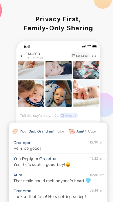 TimeHut - Baby Album iPhone screenshot 5 - Photo & Video app