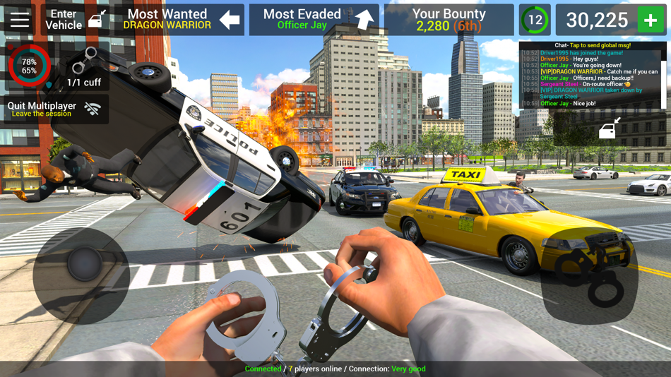 #4. Police Simulator Cop Car Duty (iOS) Bởi: freeonlinegames.com