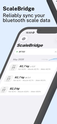 ScaleBridge iPhone screenshot