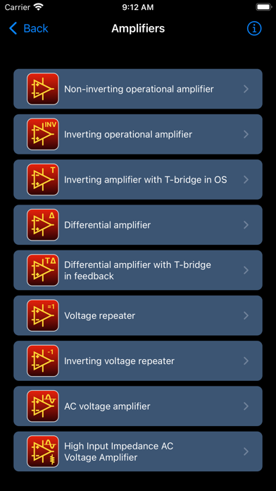 Operational Amplifiers Pro Screenshot