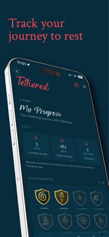 Tethered: Better Sleep Stories screenshot