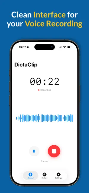 DictaClip screenshot 2