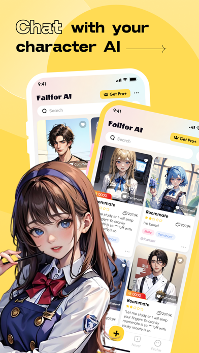 FallFor AI- No Limited Chat Screenshot 1 - AppWisp.com FallFor AI- No Limited Chat Screenshot 1 - AppWisp.com