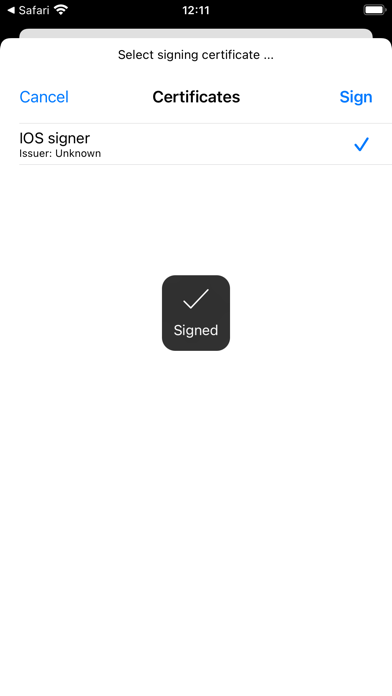 BCSign Screenshot