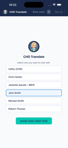 CHD Translate screenshot