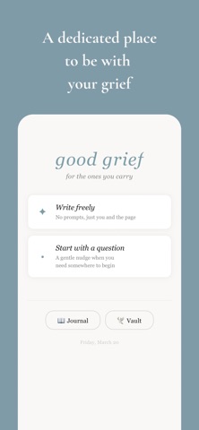 Good Grief - Journal & Vault Screenshot 1 of 4