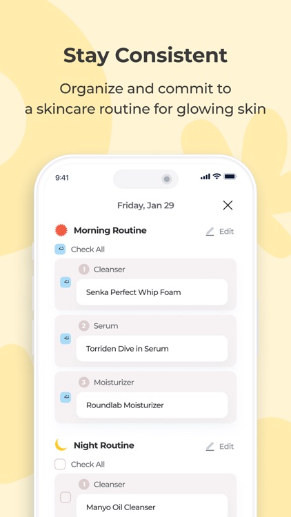 Ambrosia: Skincare Tracking