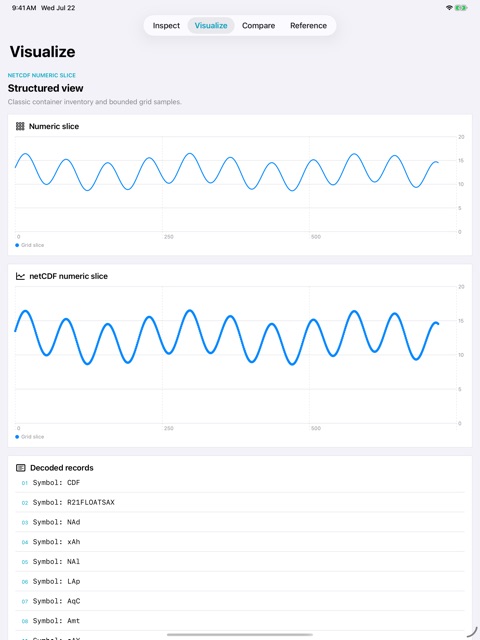 Arraytide: netCDF Explorer screenshot 4