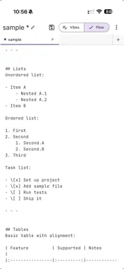 Marky Mark Markdown Editor screenshot 3