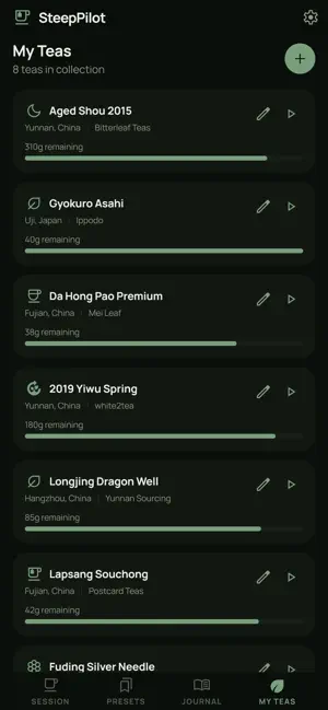 SteepPilot: Tea Brewing Timer screenshot 4