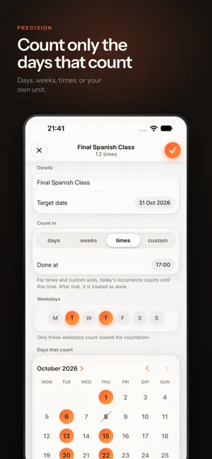 CountedDays: Countdown Widget screenshot 3