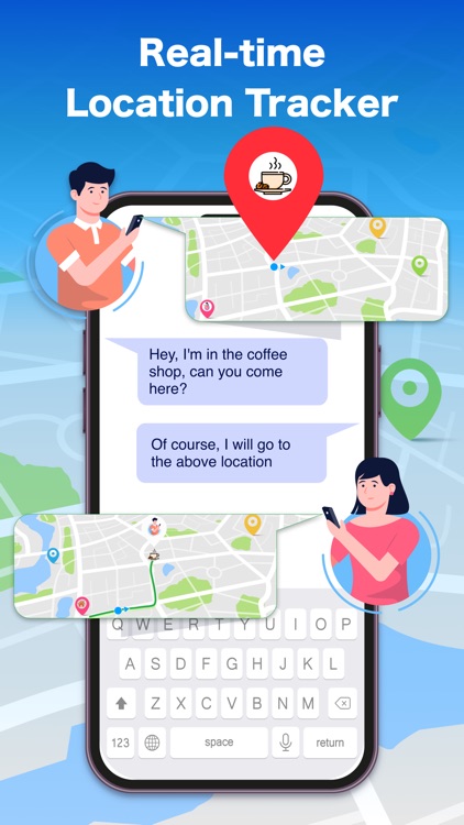 Real-time GPS Location Sharing
