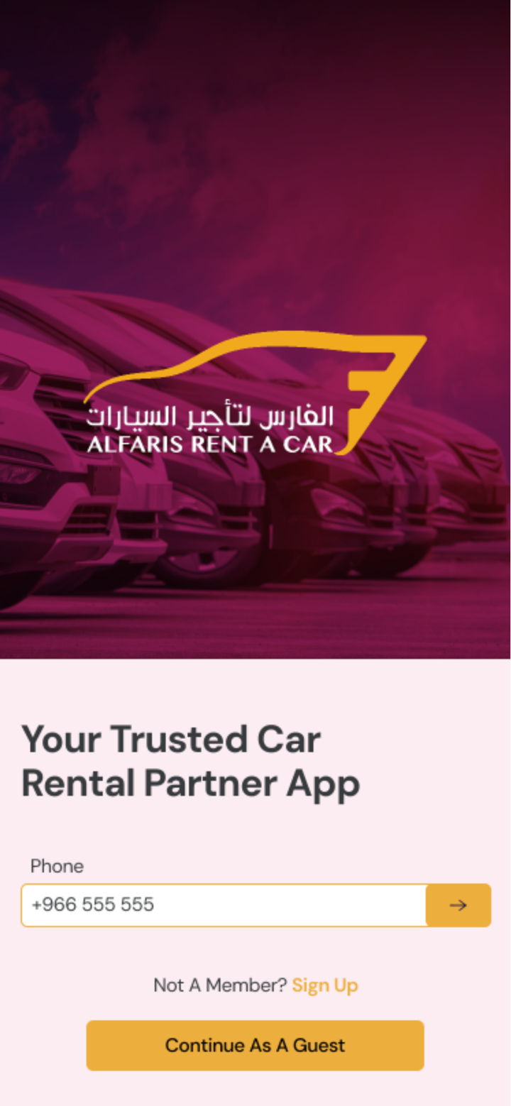 Alfaris Rent A Car screenshot 1