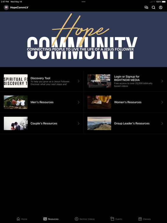 App screenshot