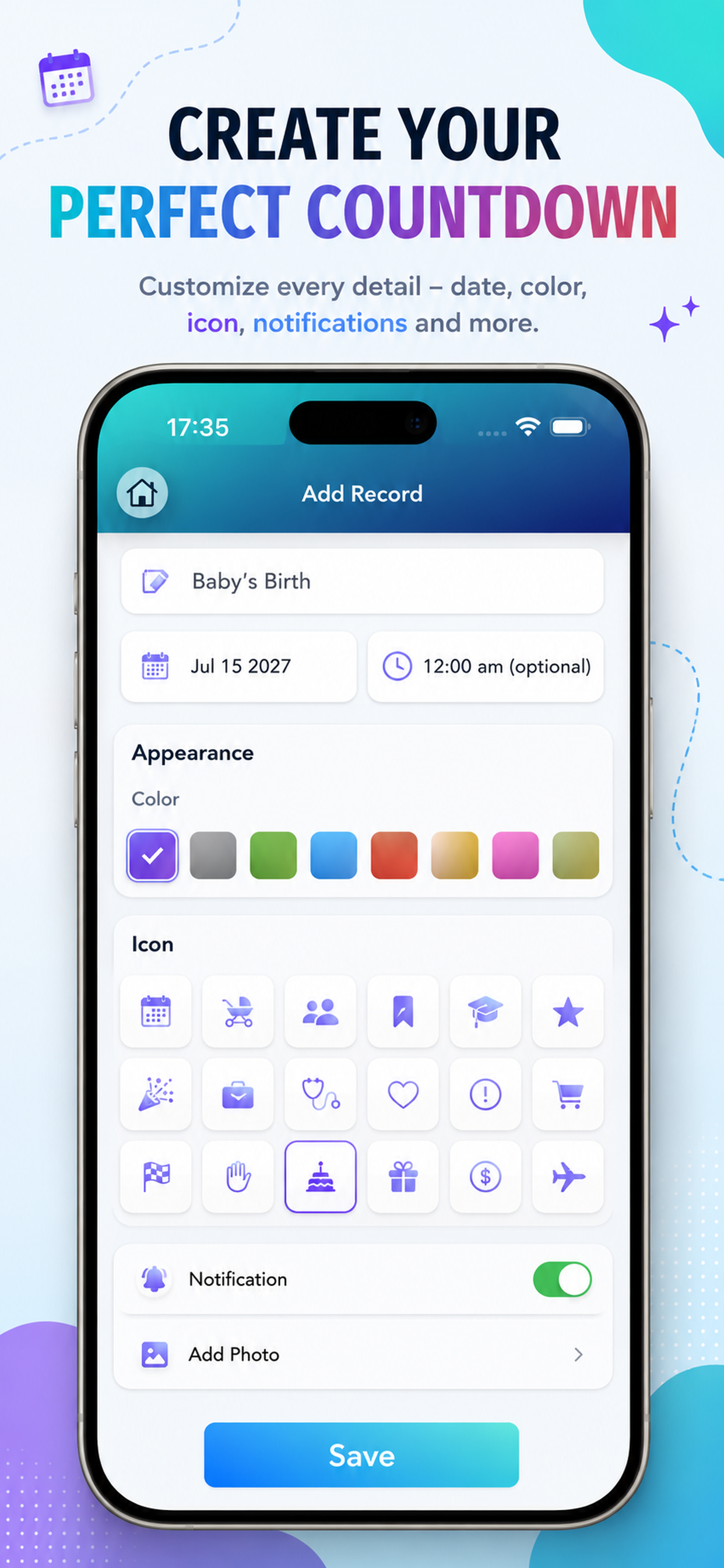 Countdown Timer & Day Counter screenshot 2