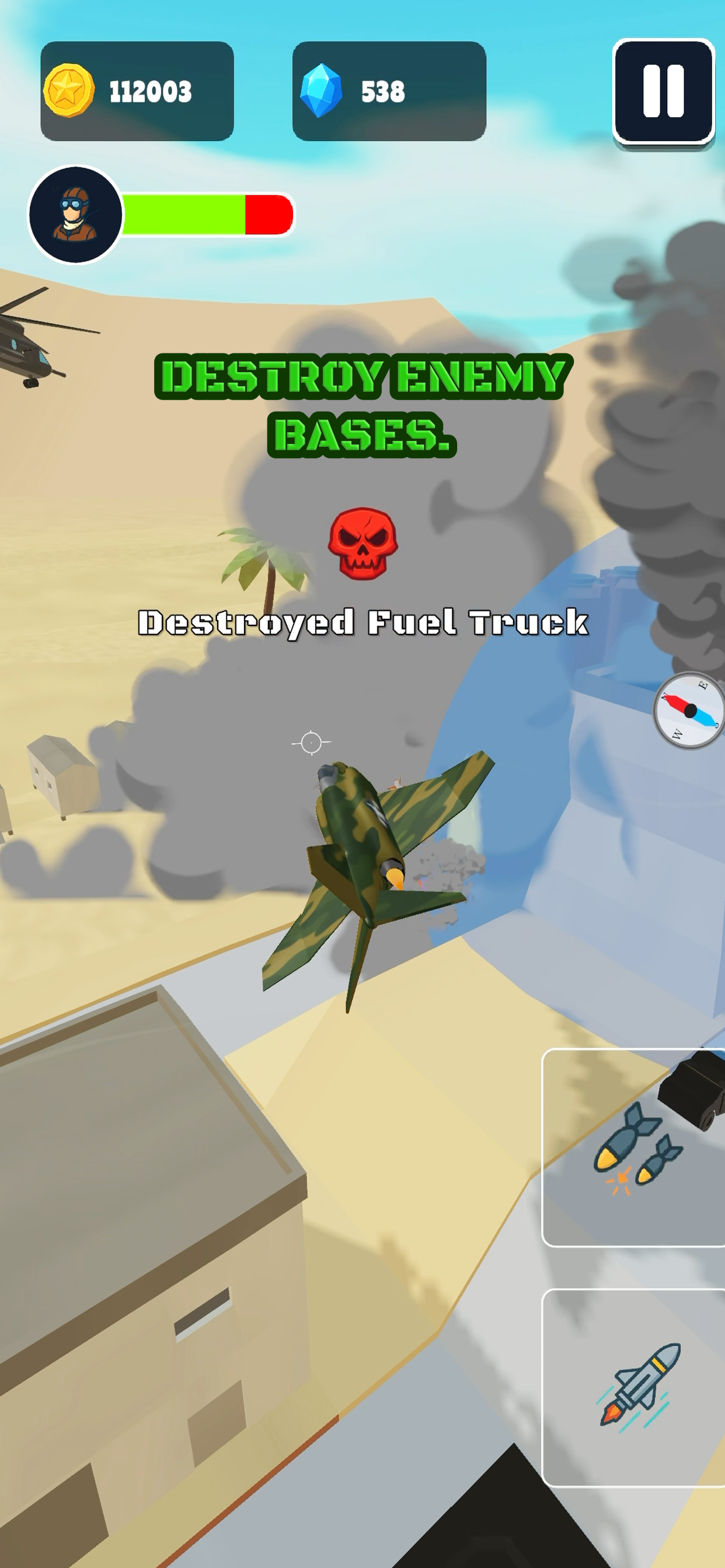 Strafing King: Bombing Runs