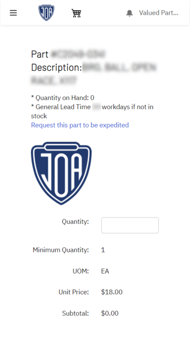 JOA Portal Screenshot