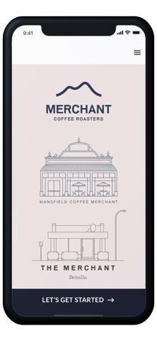 Merchant Coffee Roasters iPhone screenshot