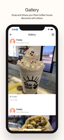 Rise Coffee House screenshot