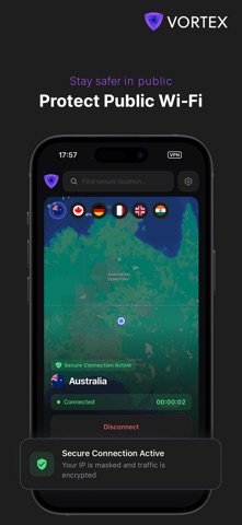 Vortex VPN: Fast Proxy iPhone screenshot