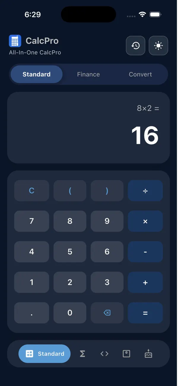 Screenshot #3 pour CalcPro: Finance & Scientific