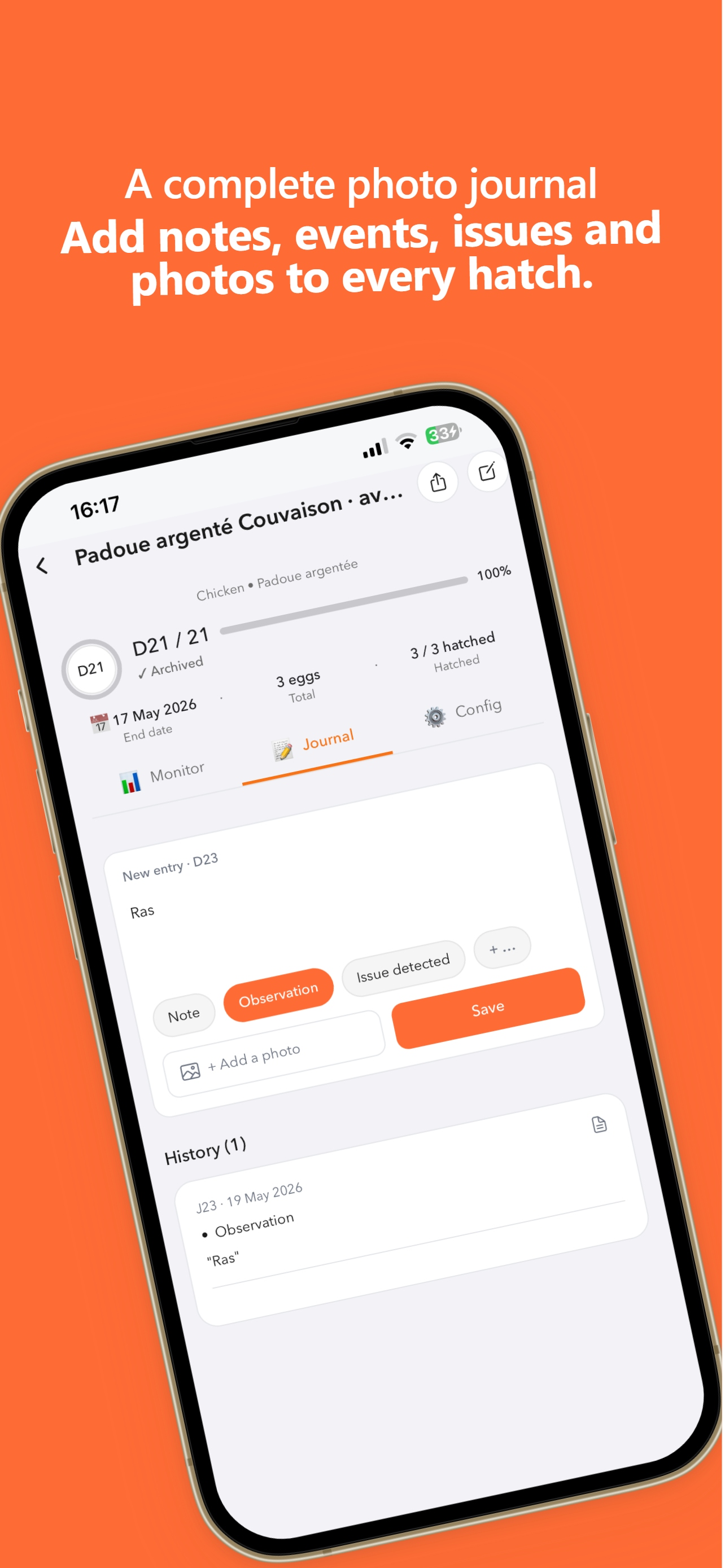 Eggtrackr Hatching & Poultry screenshot 8