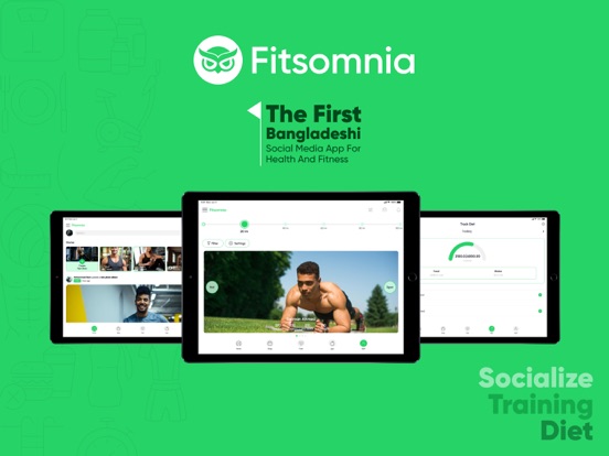 Fitsomnia: AI Fitness App iPad screenshot 1 - Health & Fitness app