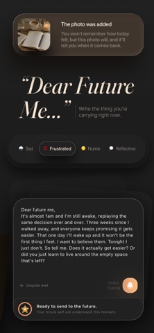 FutureNote: Future Self Note screenshot