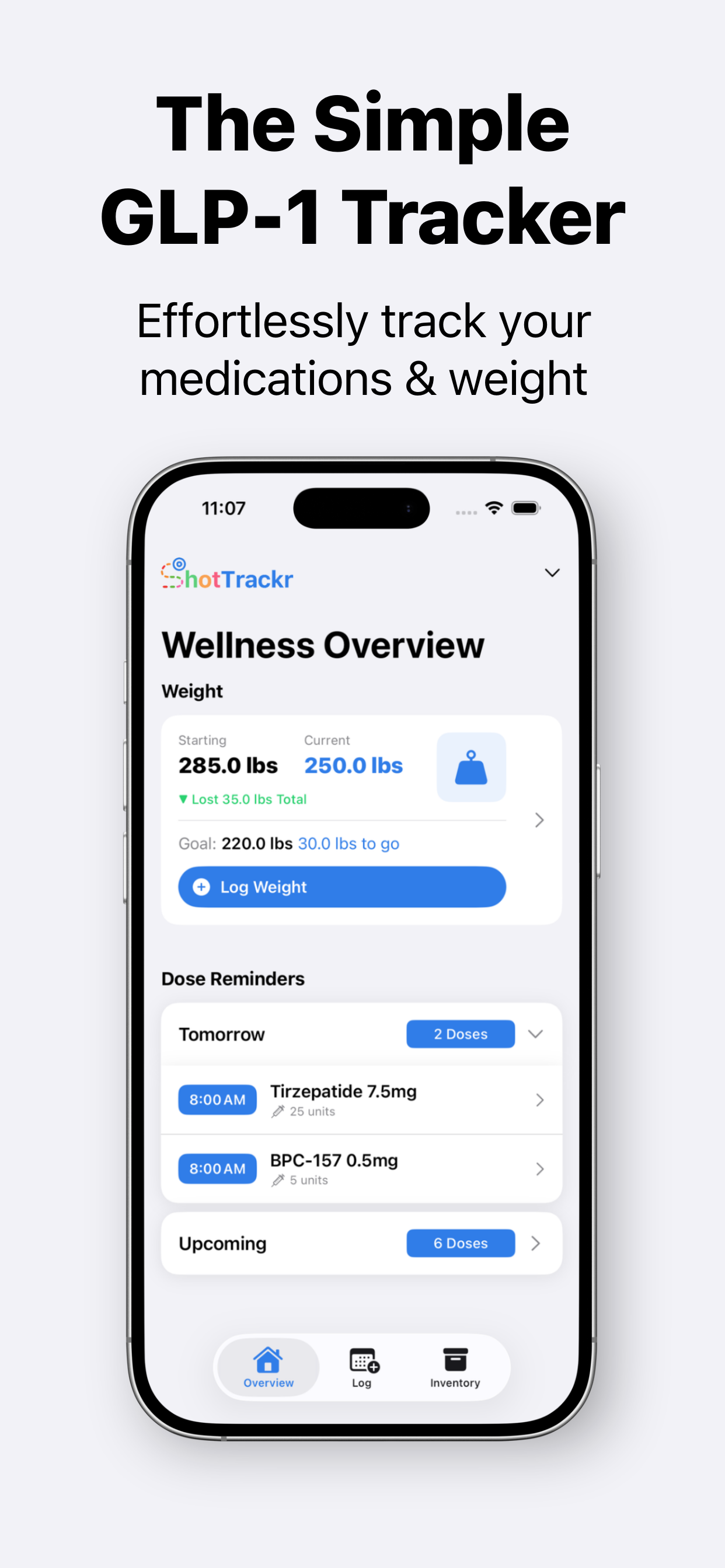 ShotTrackr: GLP Tracker