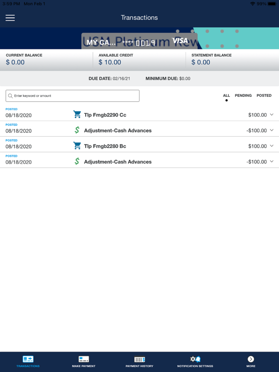 Screenshot #5 pour UCU Credit Cards