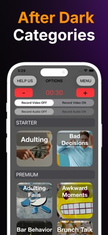 Charades Adult iPhone screenshot