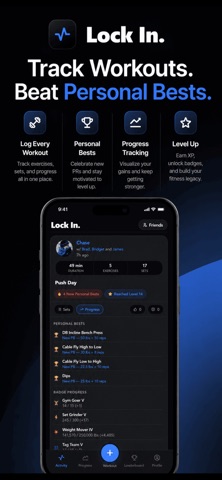 Lock In. - Gym Tracker Screenshot 1 of 1