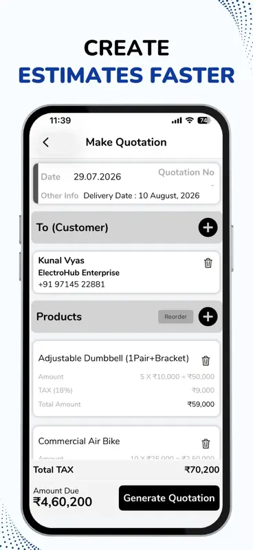 Estimate & Invoice - Maker screenshot 7 of 10