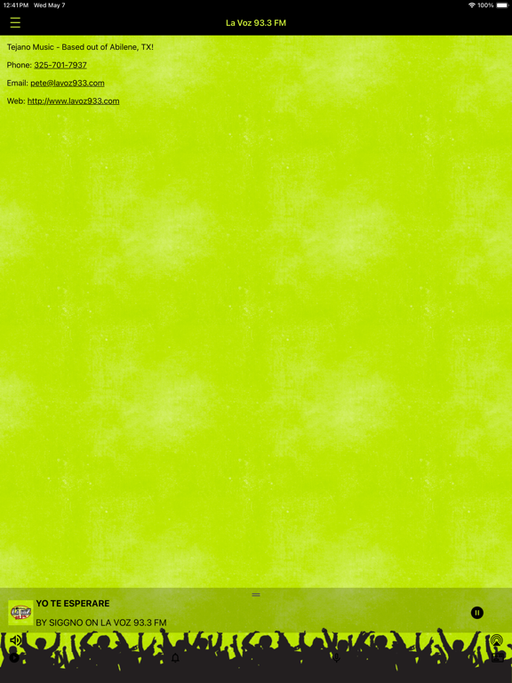 Screenshot #6 pour La Voz 93.3 FM