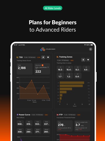 Cycling Coach AI iPad screenshot
