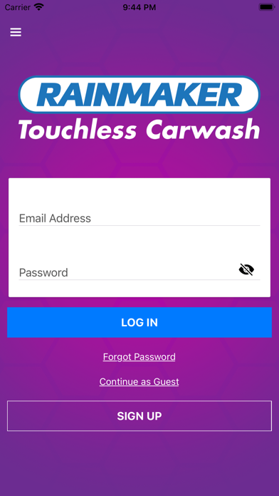 Rainmaker Touchless Carwash Screenshot