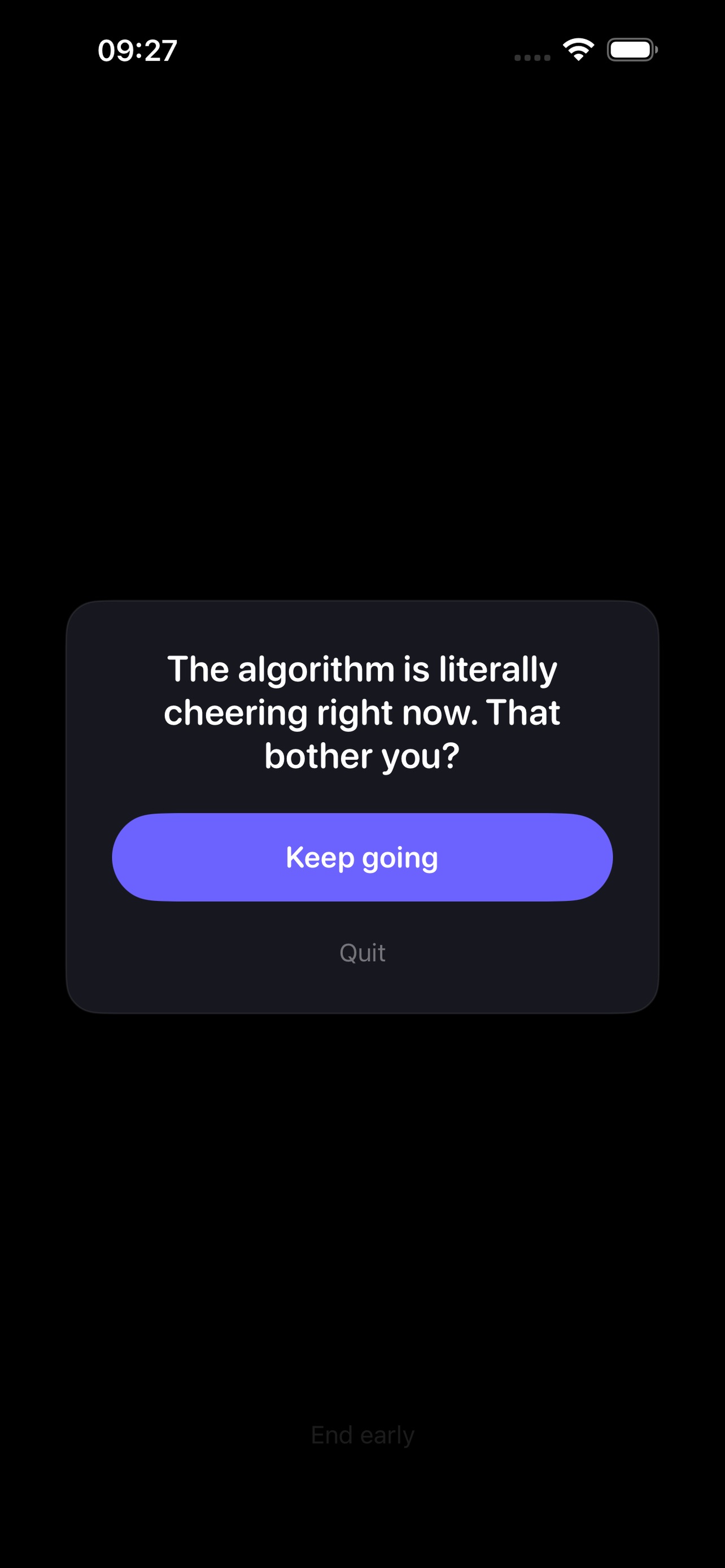 Screenshot 3 of Black Screen: Do Nothing