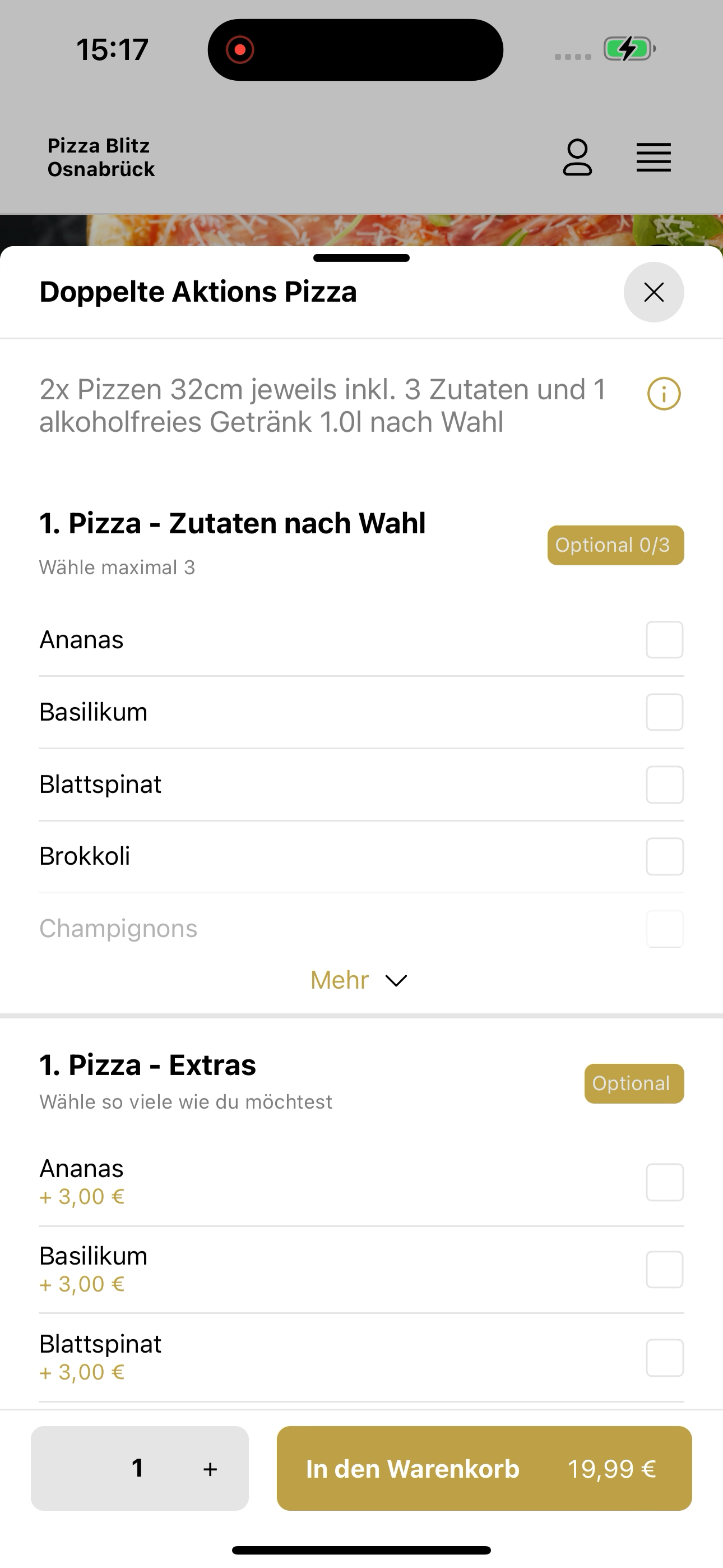 Pizza Blitz Osnabrück screenshot 4