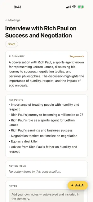 Notesy: AI-Note Taker screenshot 1